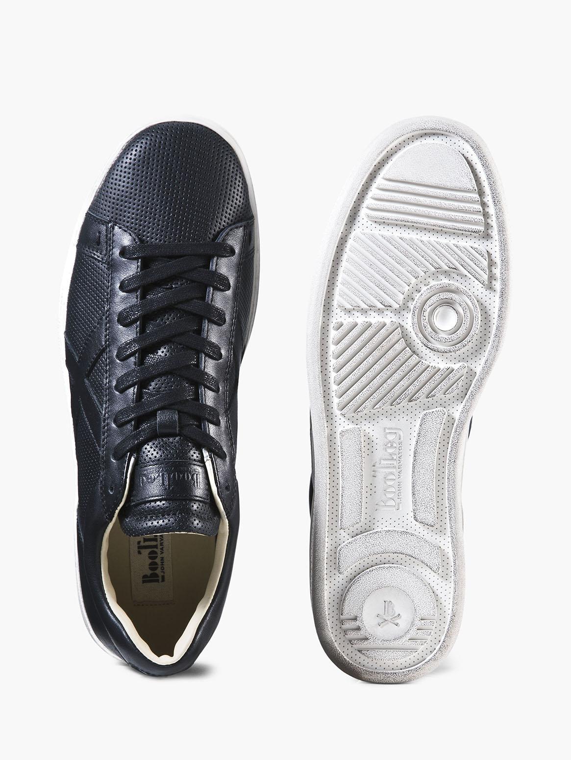 john varvatos perforated low top