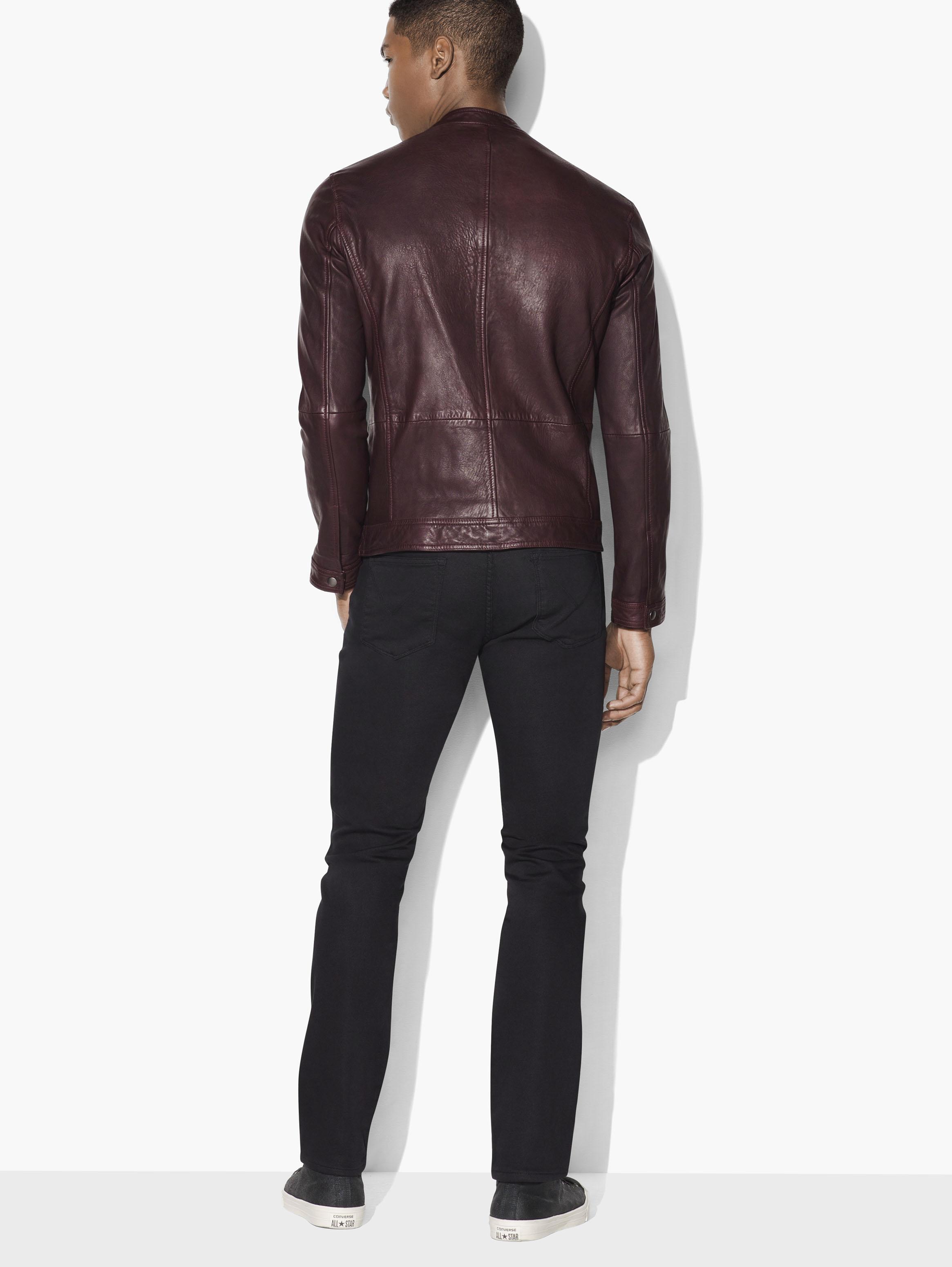 john varvatos converse leather jacket
