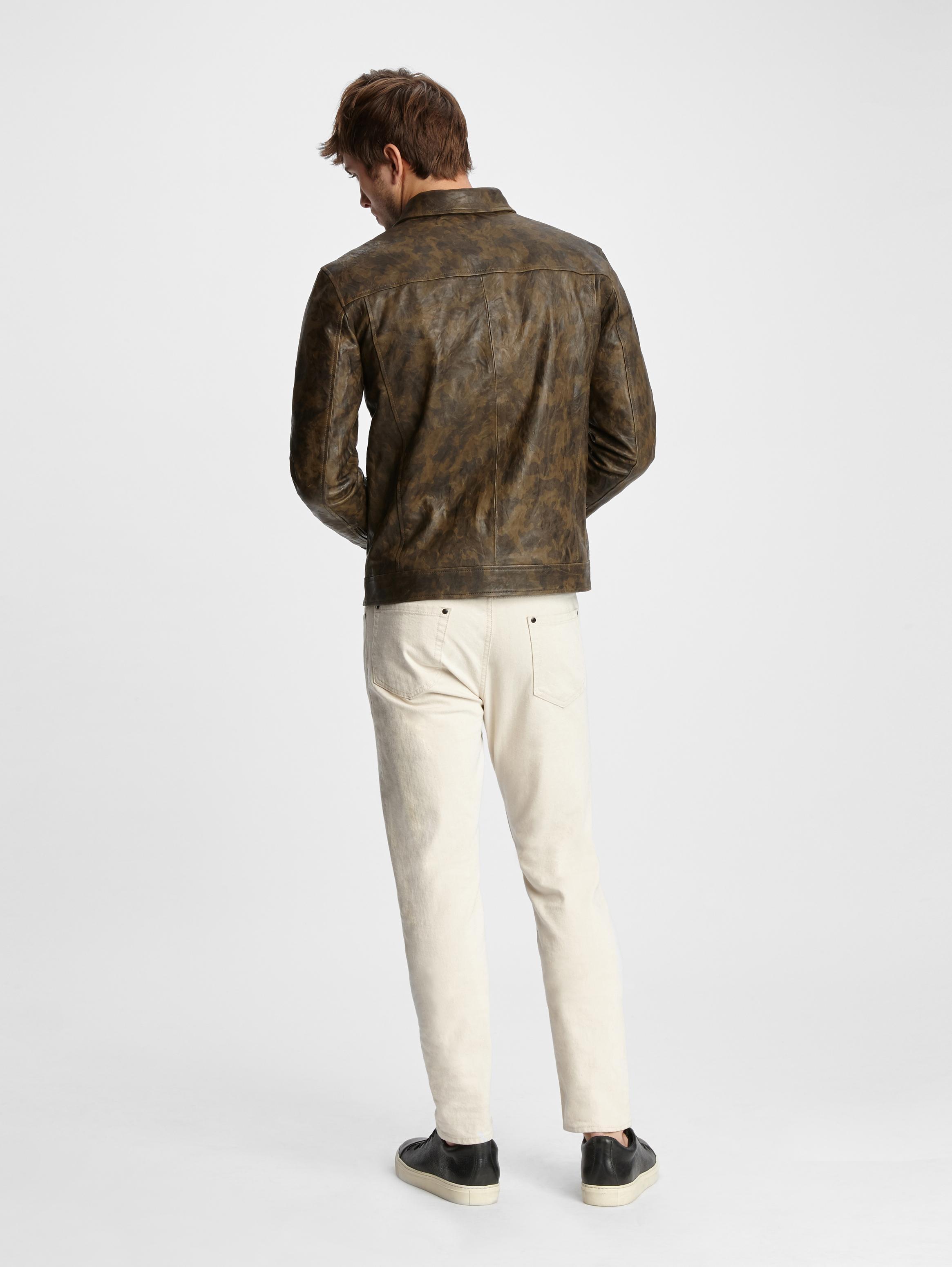 John varvatos top camo jacket