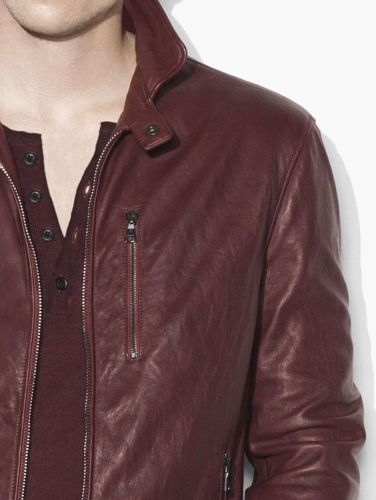 Cranberry clearance leather jacket
