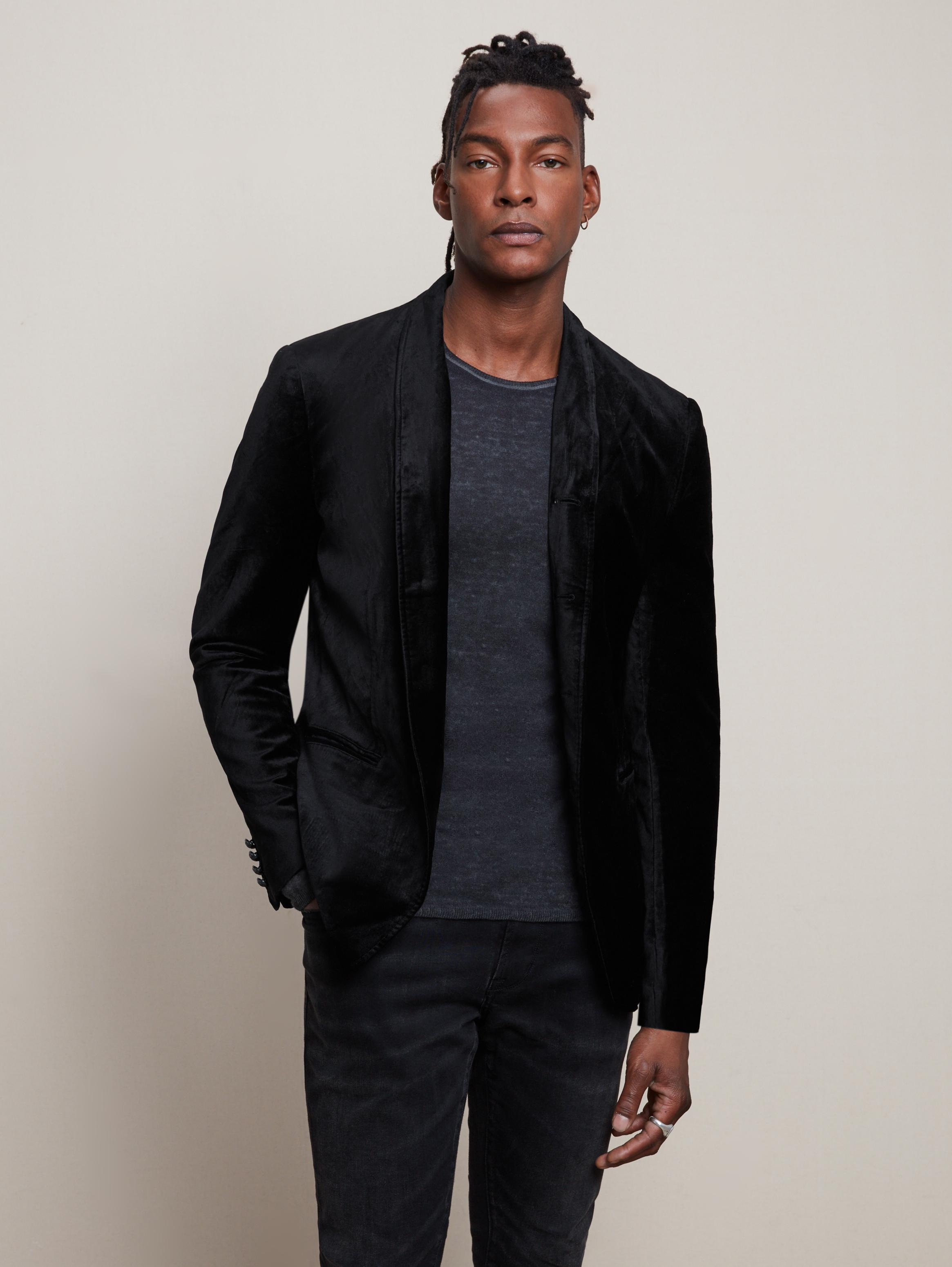 black evening jacket