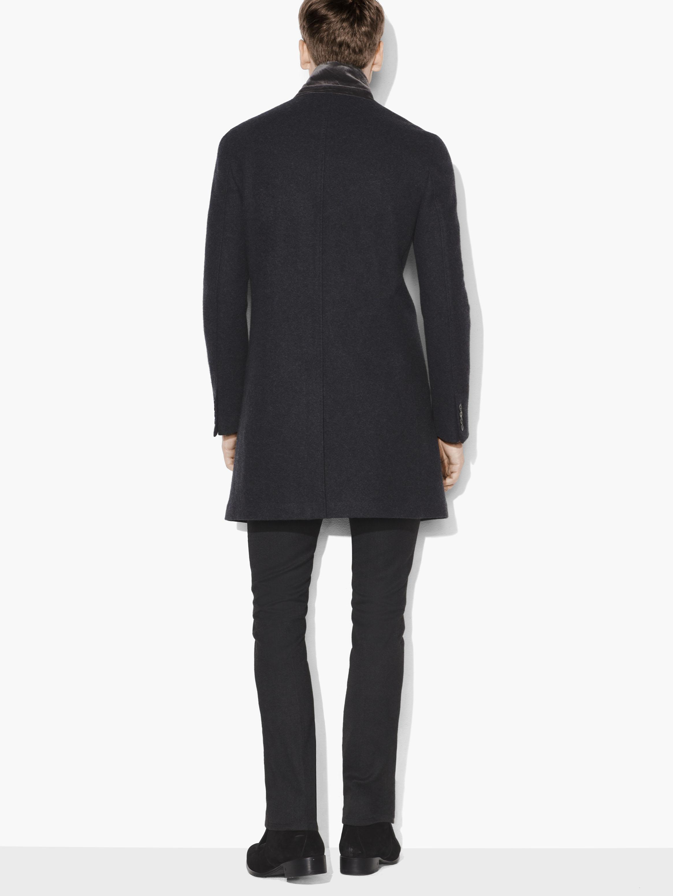 john varvatos wool coat