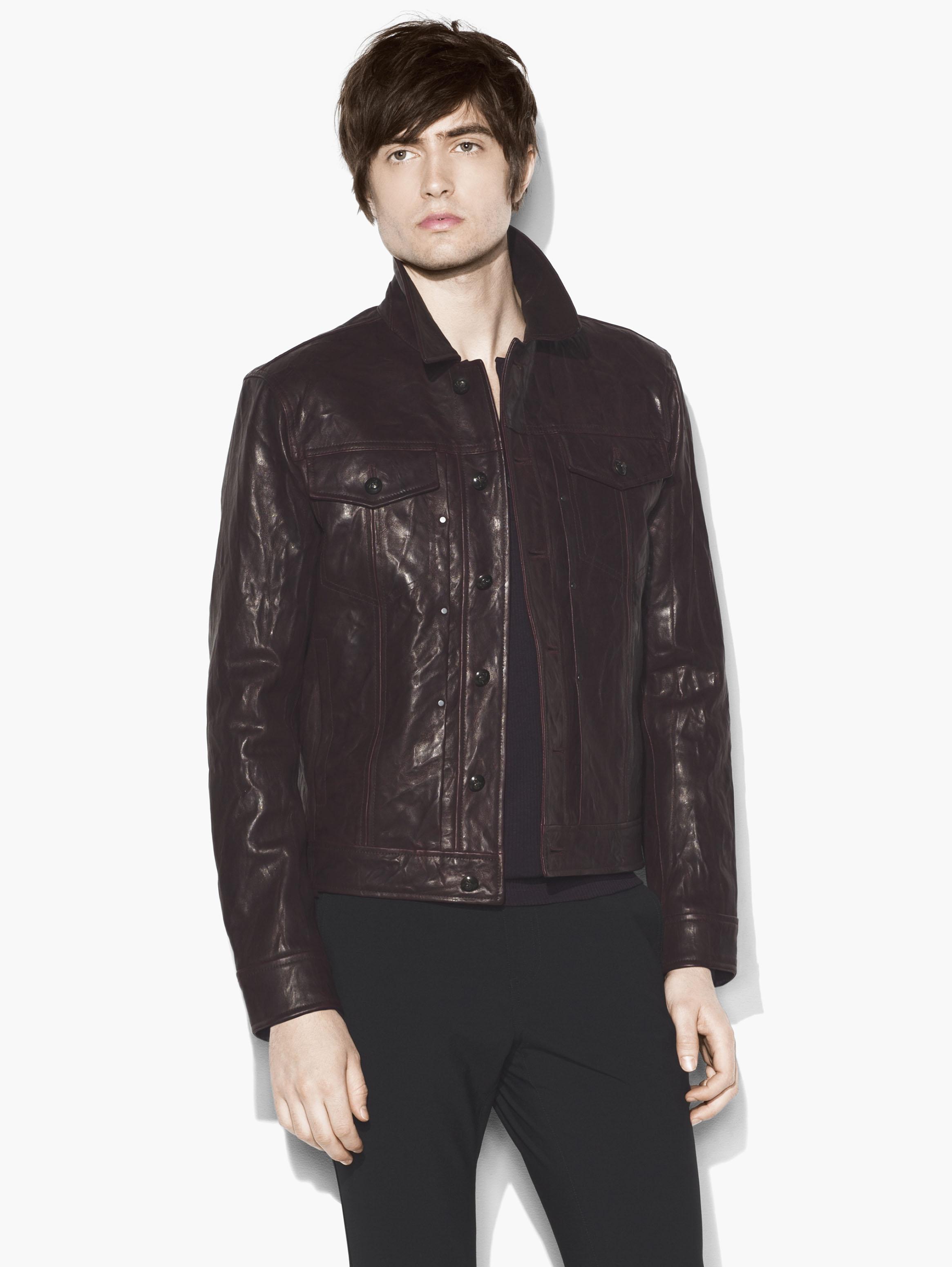 john varvatos trucker jacket