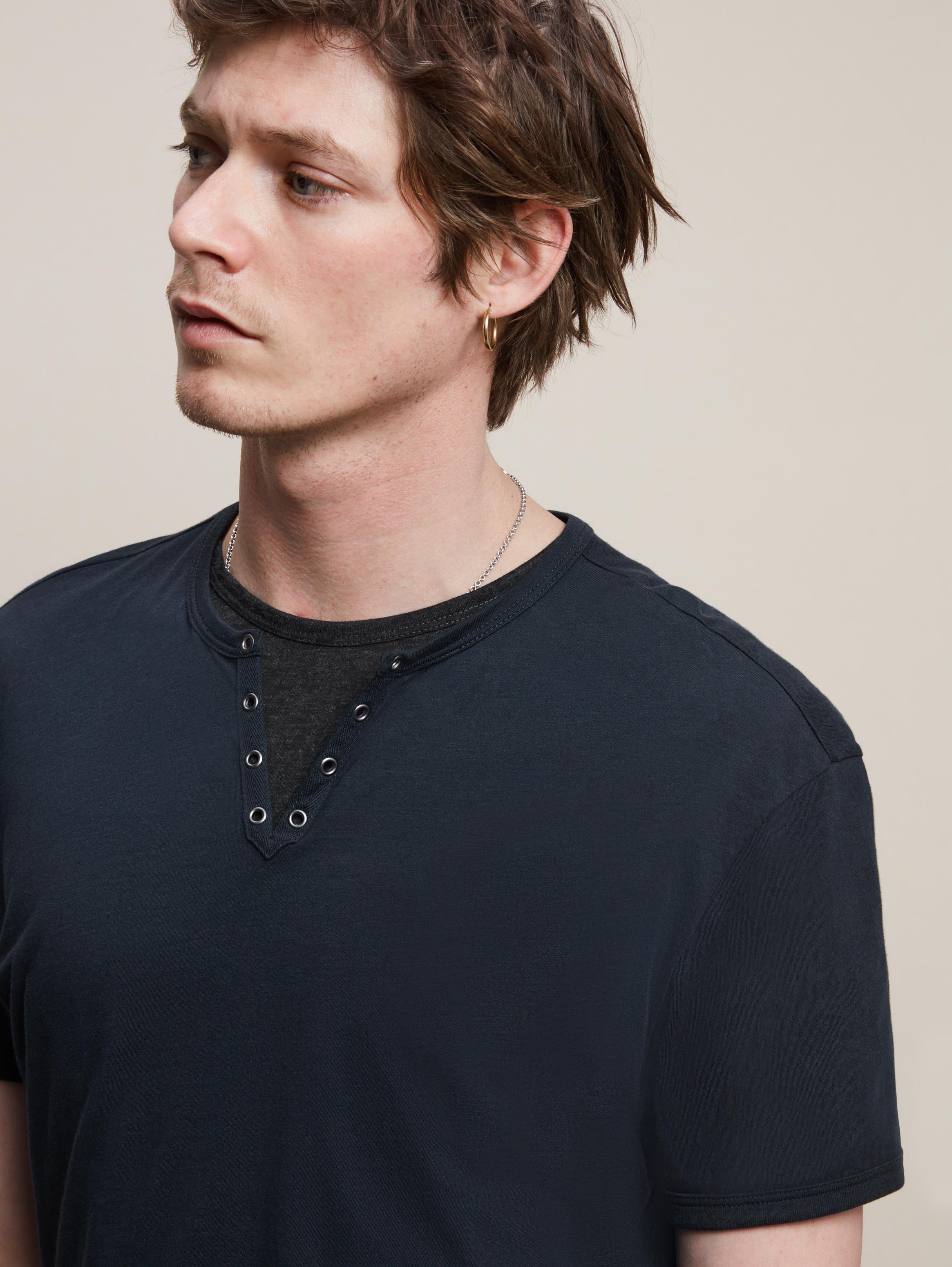 John Varvatos Cotton Eyelet Short 