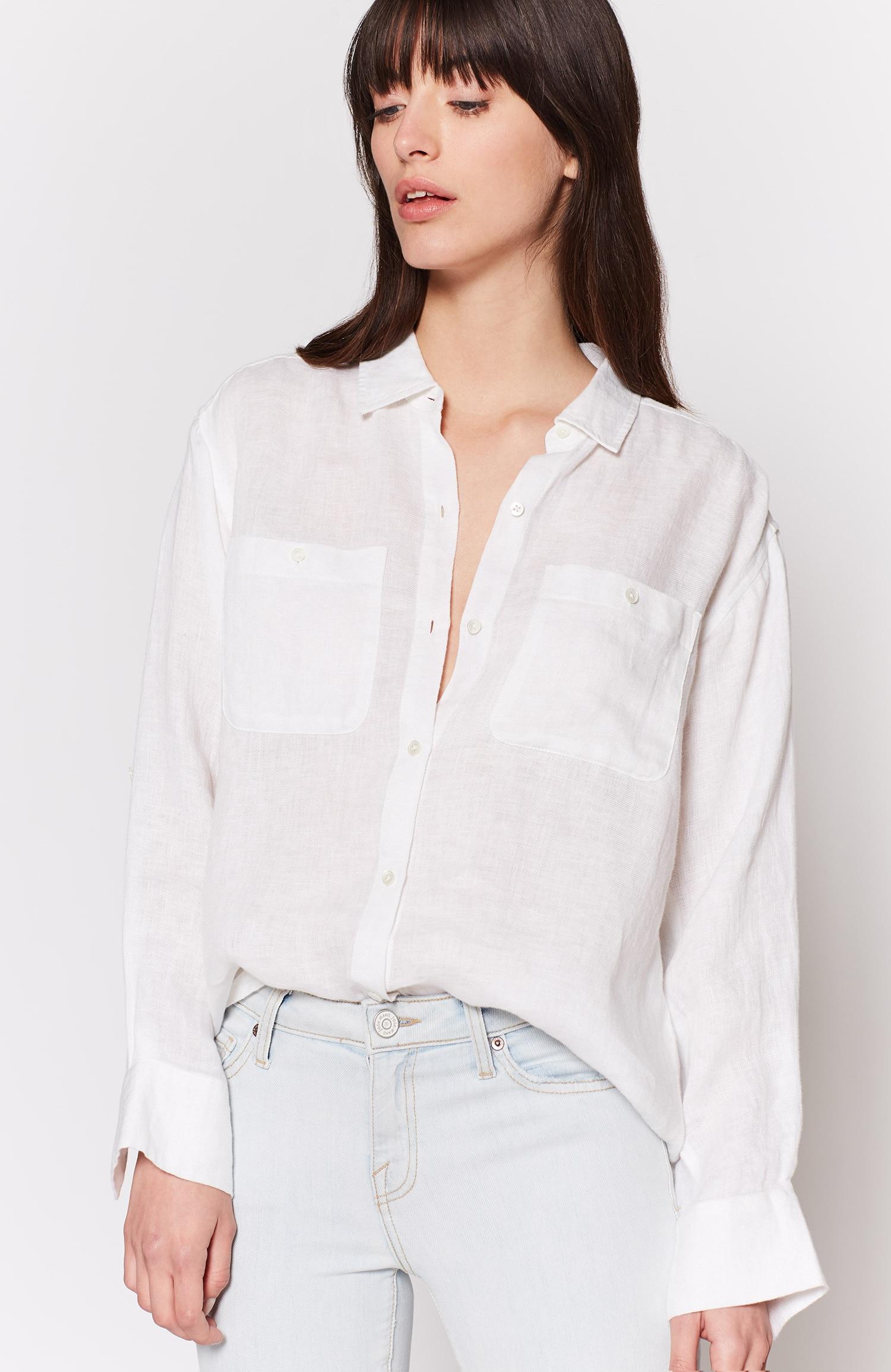 joie linen top