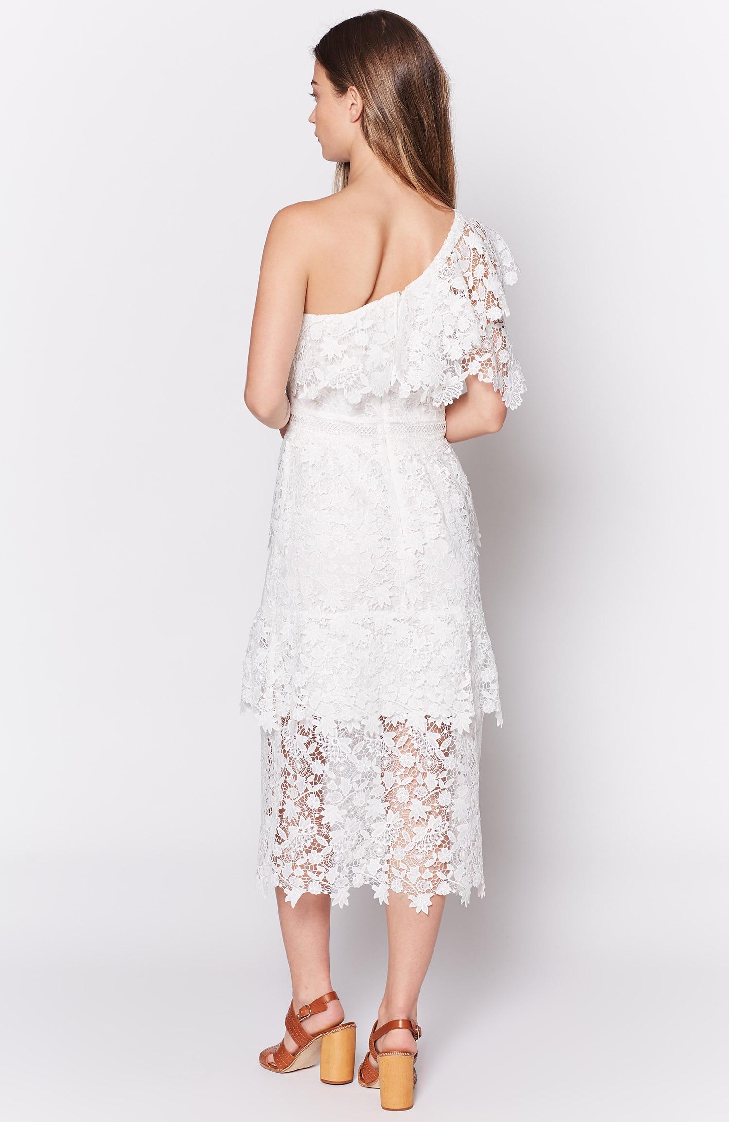 joie belisa lace midi dress