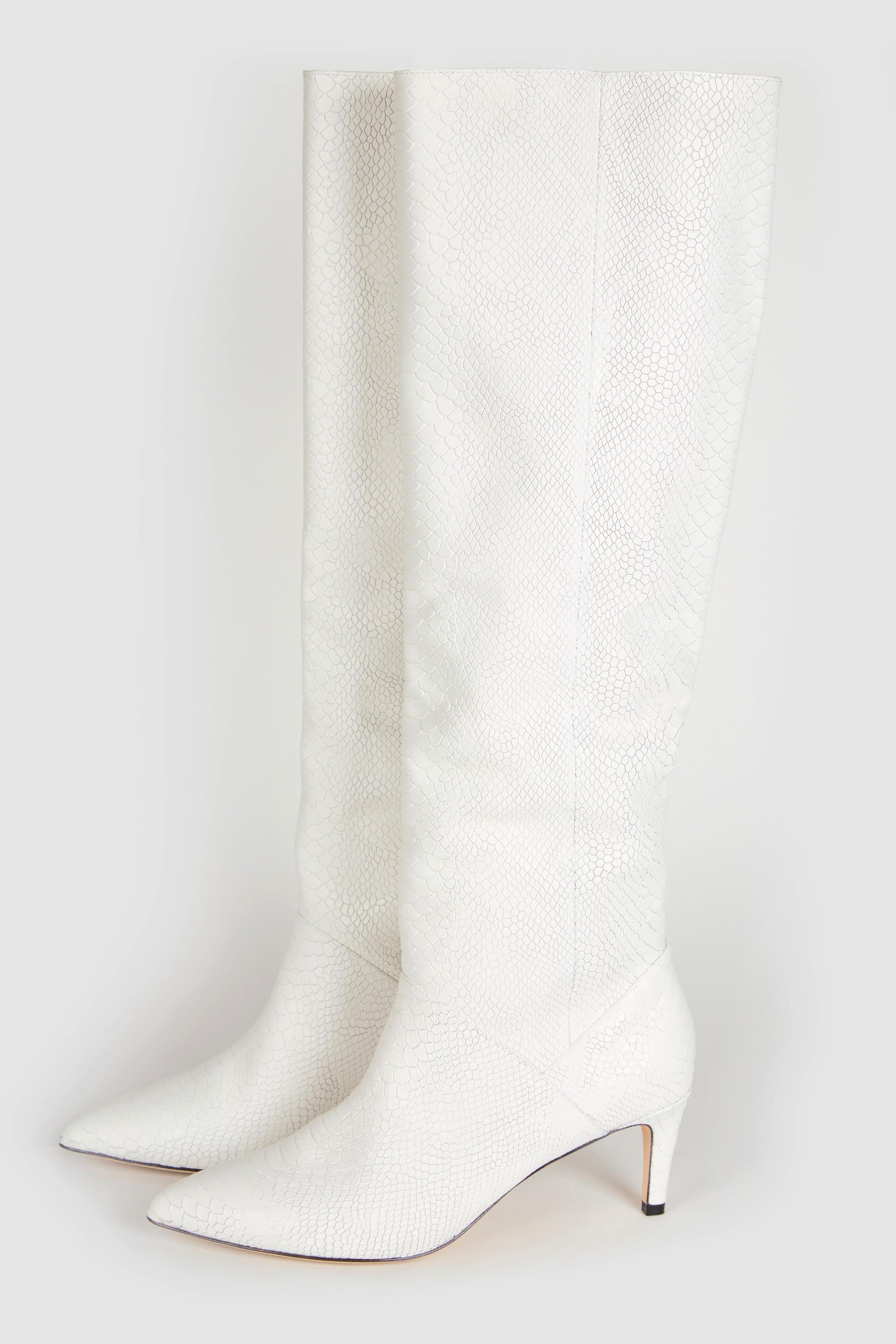 joie white boots