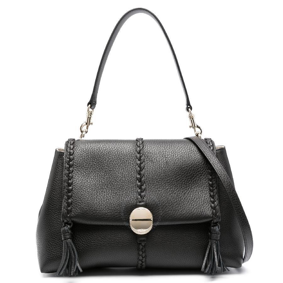 outlet【Chloe】Penelope☆Black Medium Flap ハンドバッグ CHLOE(クロエ) PENELOPE SOFT ショルダーバッグ [正規品/関税込