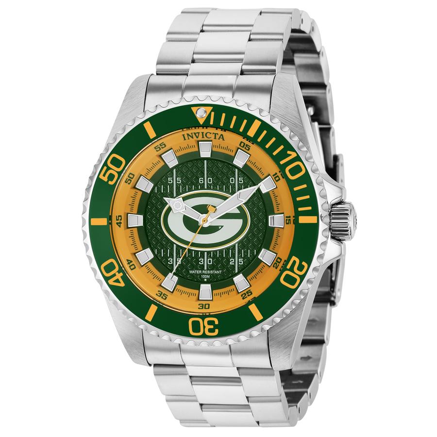 Invicta Nfl Green Bay Packers Quartz Watch for Men