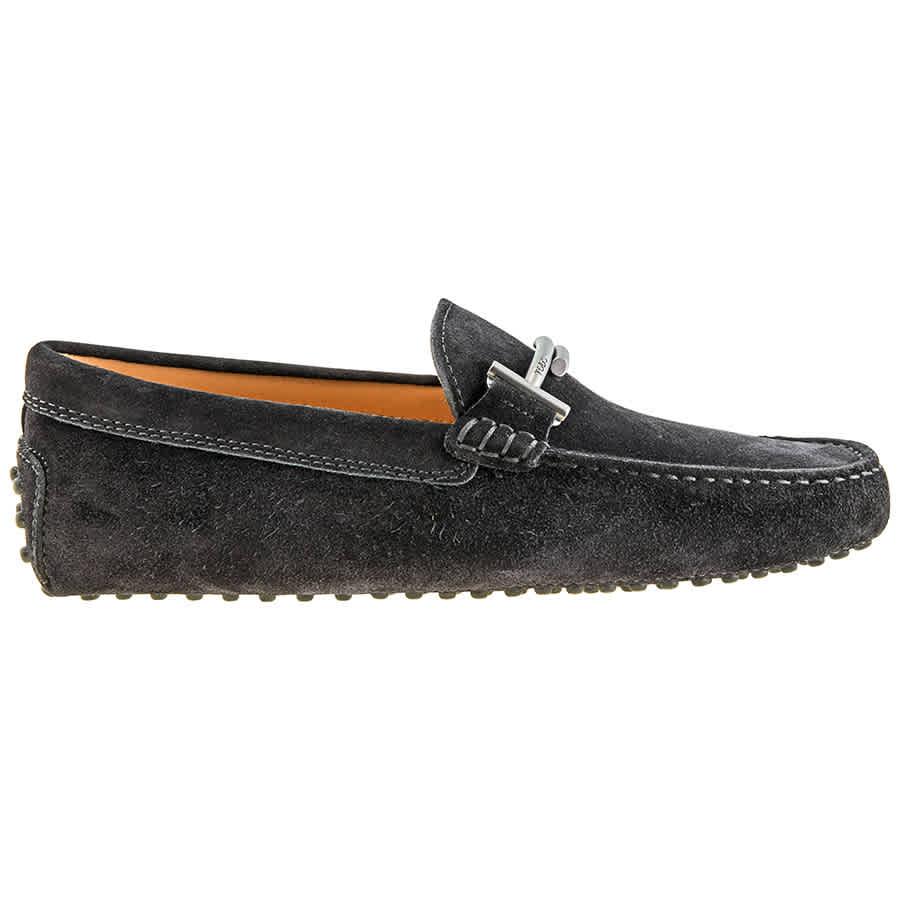 tods gommino black suede