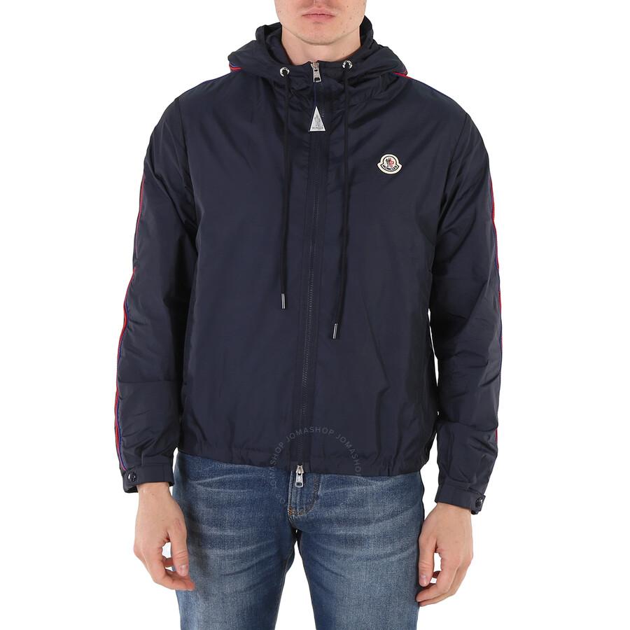 Moncler Dark Hattab Hooded Rain Jacket in Blue for Men | Lyst