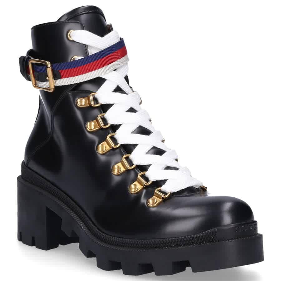 gucci ankle boot with sylvie web