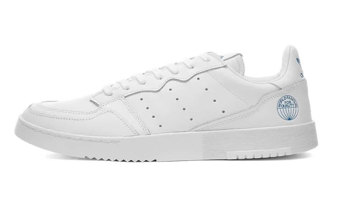 adidas Leather Supercourt Sneakers In White for Men - Save 1% - Lyst