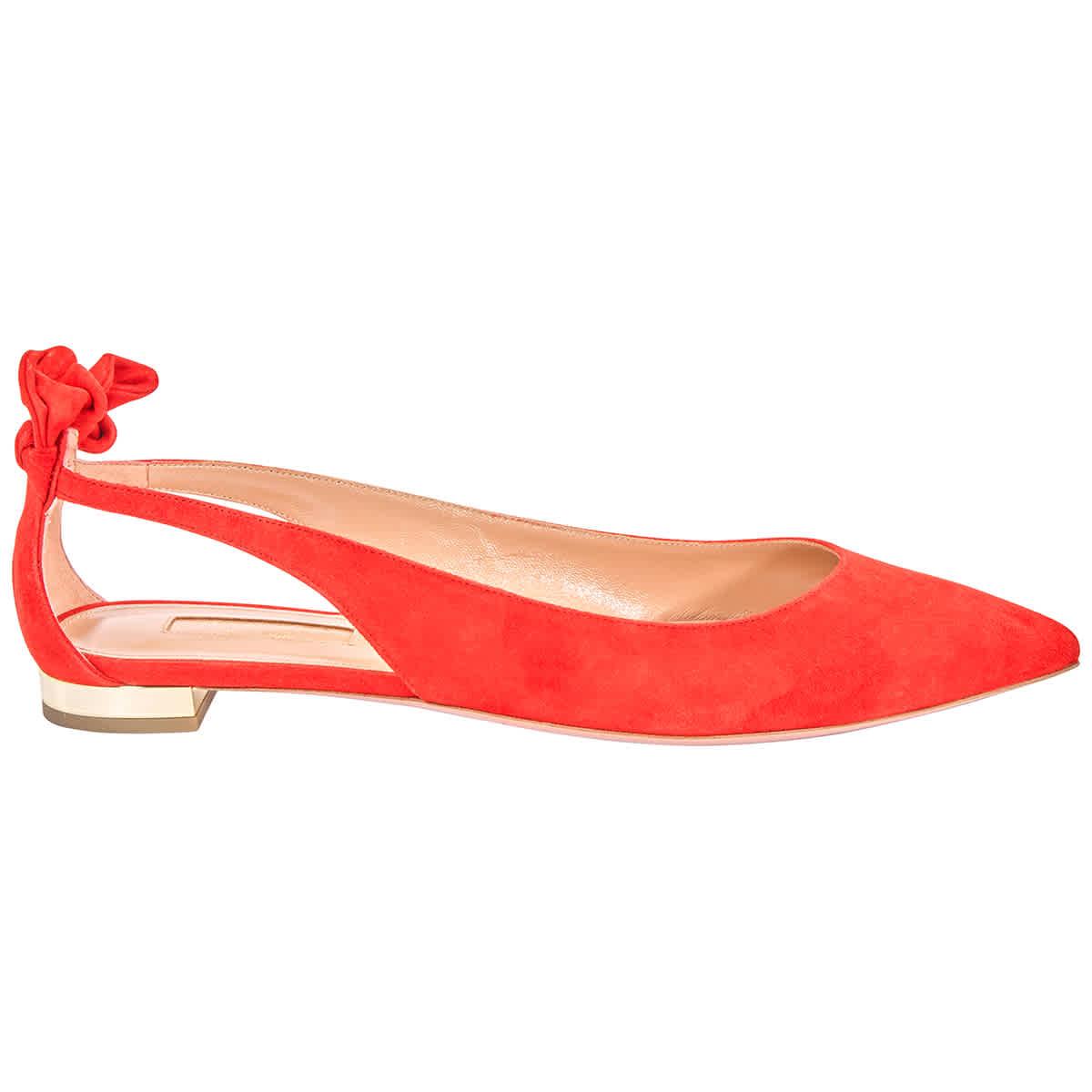aquazzura deneuve ballet flats