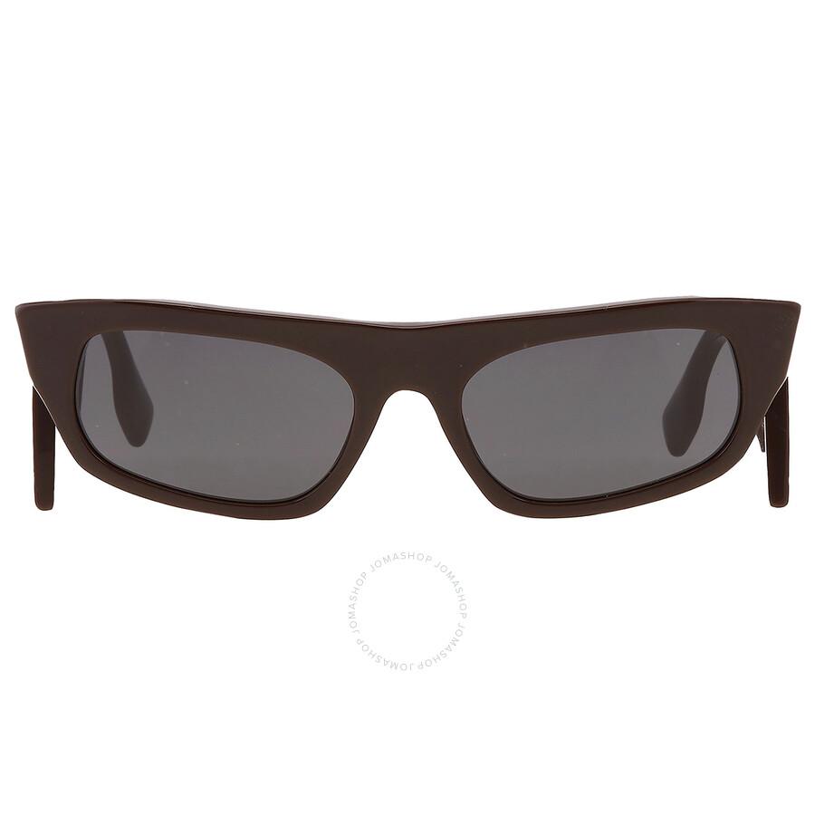 Burberry Palmer Dark Grey Irregular Sunglasses Be4385 403787 55 in 
