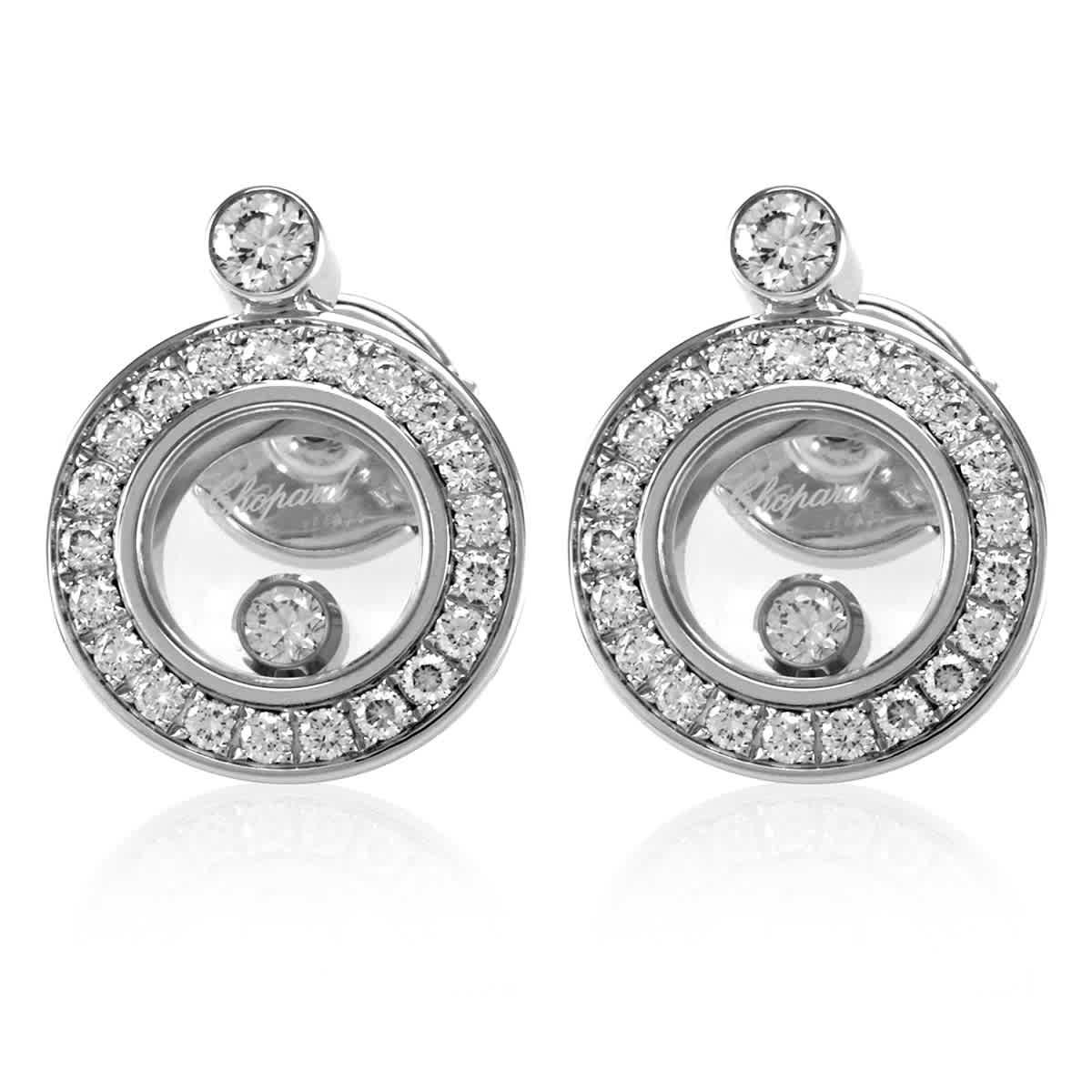 Chopard happy 2024 diamonds earrings