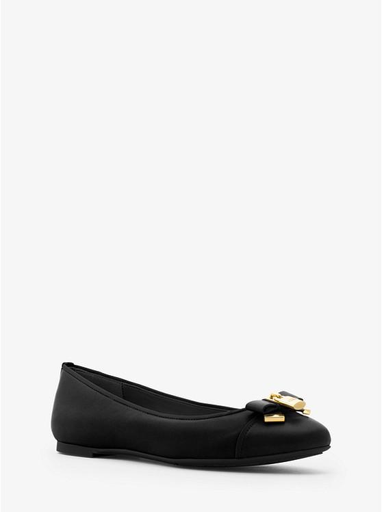 Michael Kors Alice Leather Ballet Flat in Black - Save 40% - Lyst