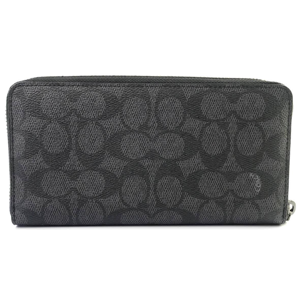 Coach accordion wallet in signature 2025 canvas