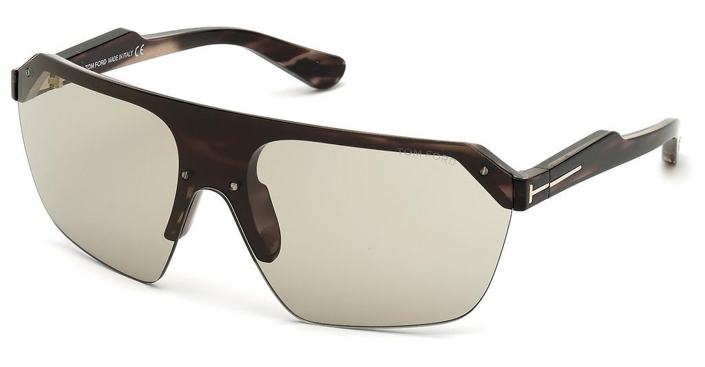 Tom Ford Razor Smoke Navigator Sunglasses in Black for Men | Lyst