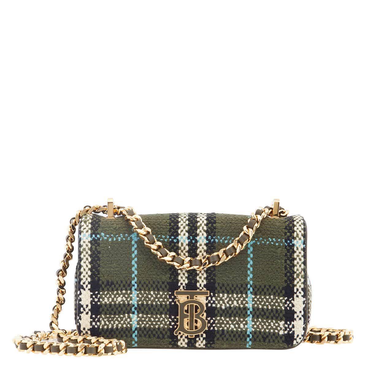 【BURBERRY】LOLA BOUCLE SMALL CROSSBODY BAG Burberry Small Boucle Lola Crossbody Bag In Multicolor - 33
