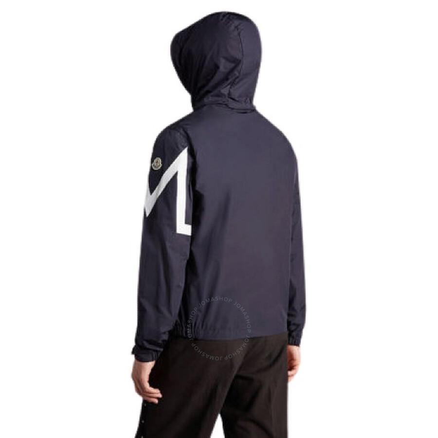 Moncler Dark Fetuque Giubbotto Lightweight Jacket in Blue for Men