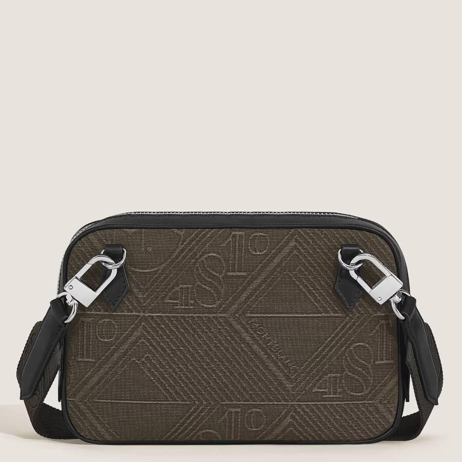 Montblanc 4810 Jacquard Mini Crossbody in Brown for Men | Lyst