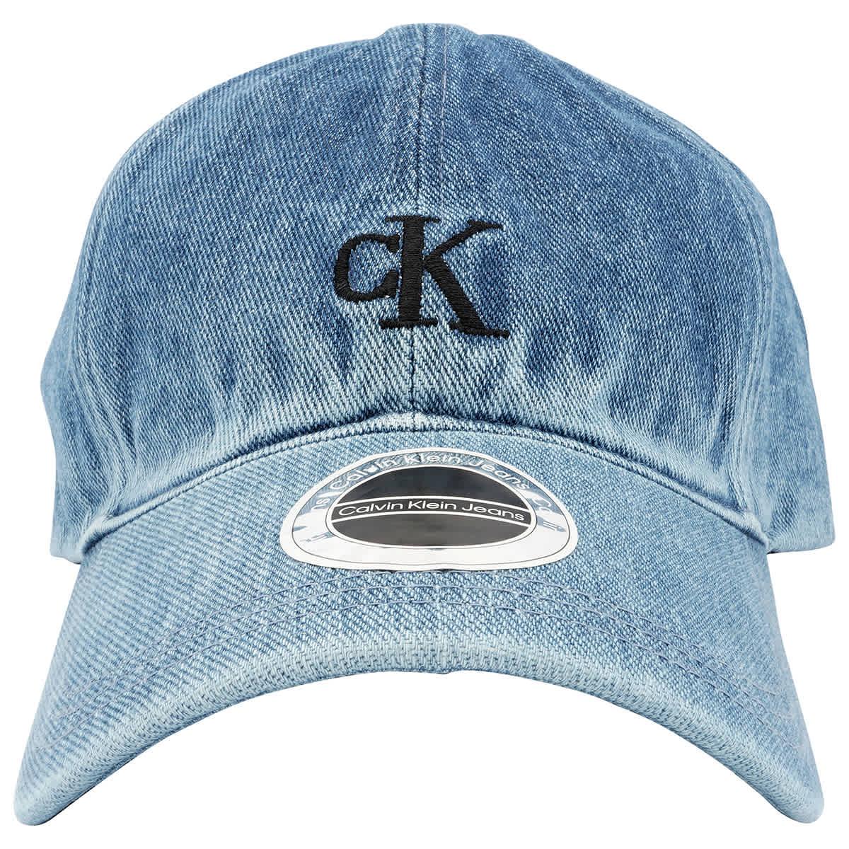 Calvin Klein Curved Brim Denim Baseball Cap in Blue for Men | Lyst