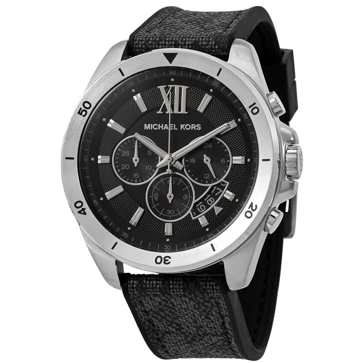 Michael Kors Chronograph | Metallic in Quartz Men Lyst Black for Watch Dial