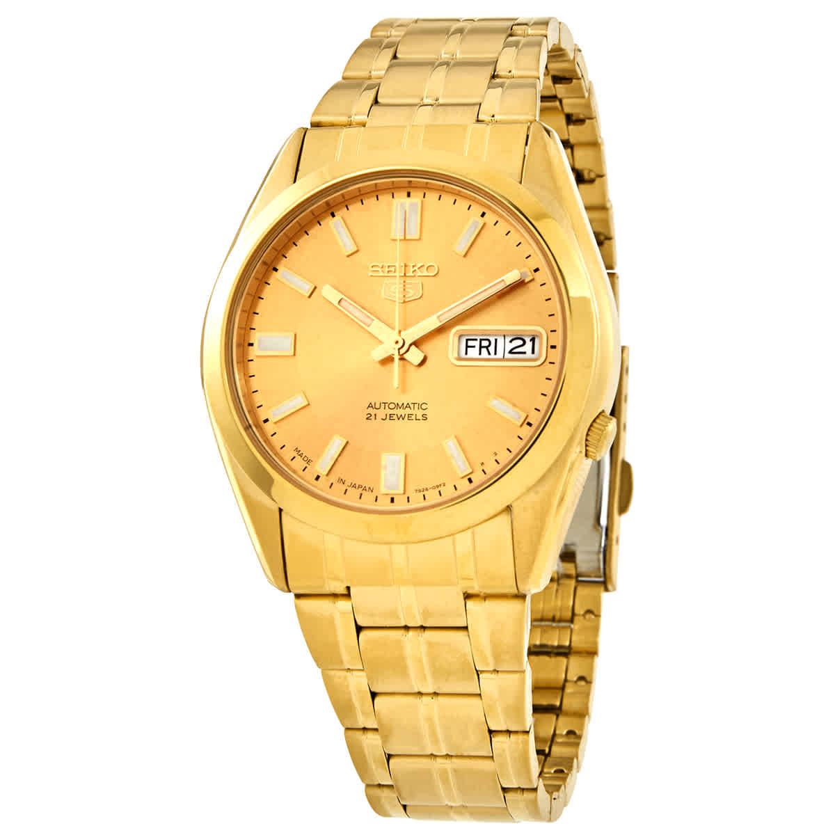 seiko automatic gold