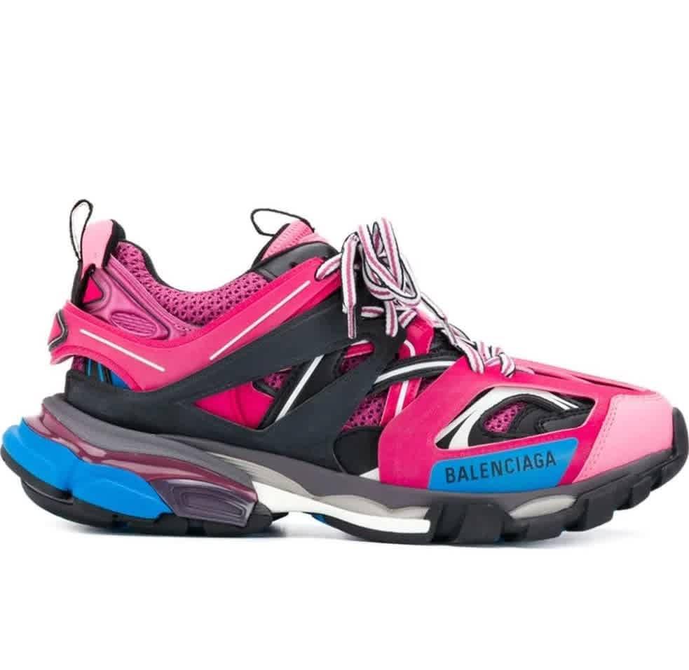 balenciaga track sneakers pink
