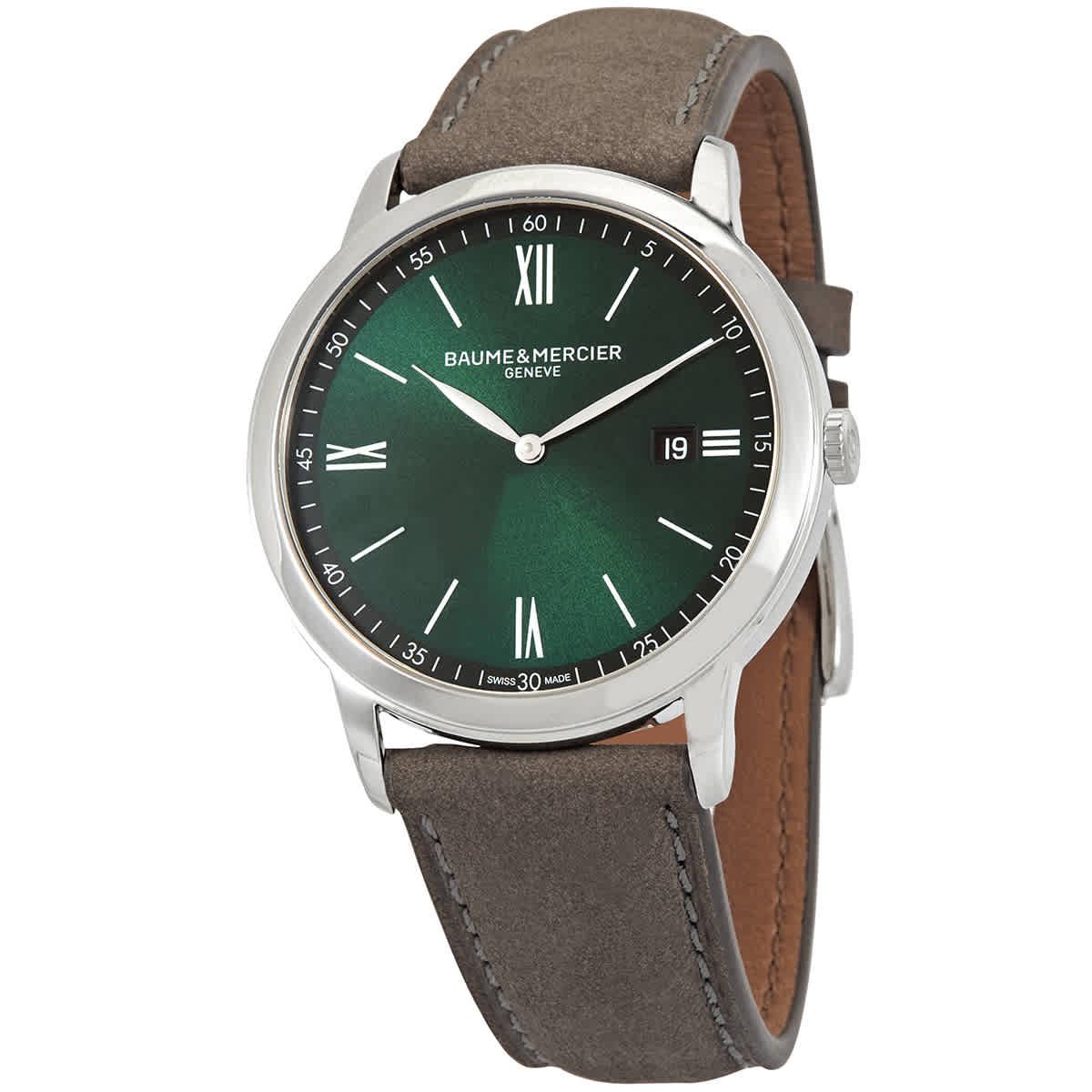 Baume & Mercier Classima Quartz Green Dial Watch for Men | Lyst