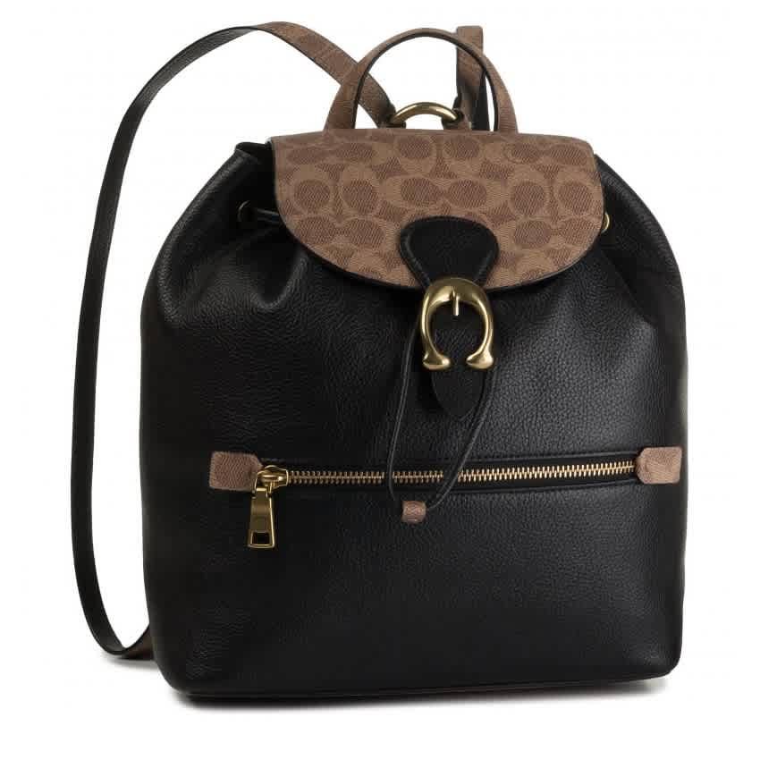 evie backpack in signature canvas