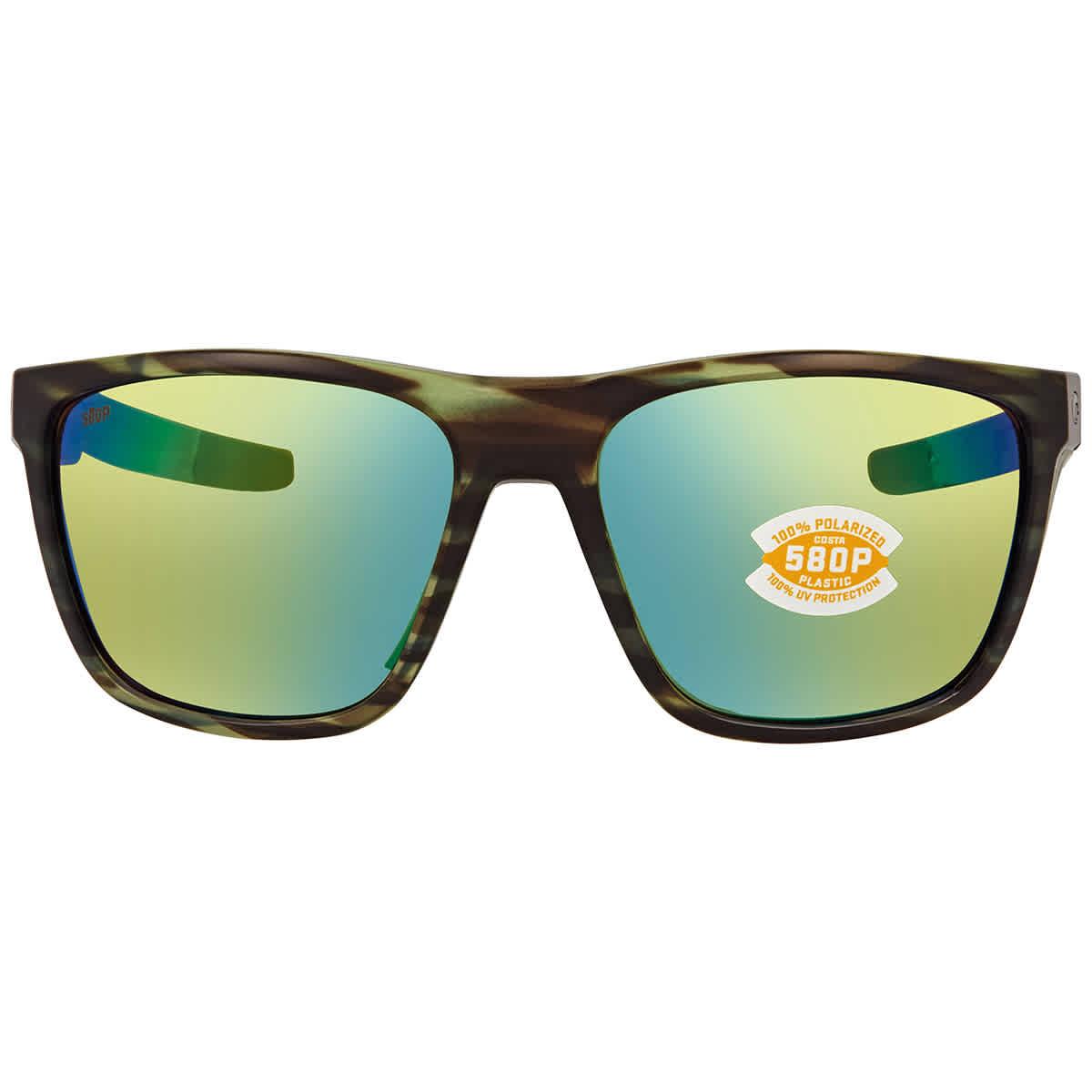 Ferg Polarized Sunglasses in Green Mirror