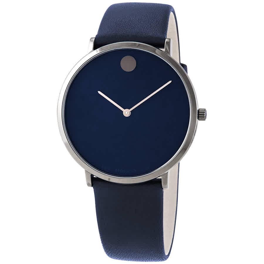 navy blue movado watch