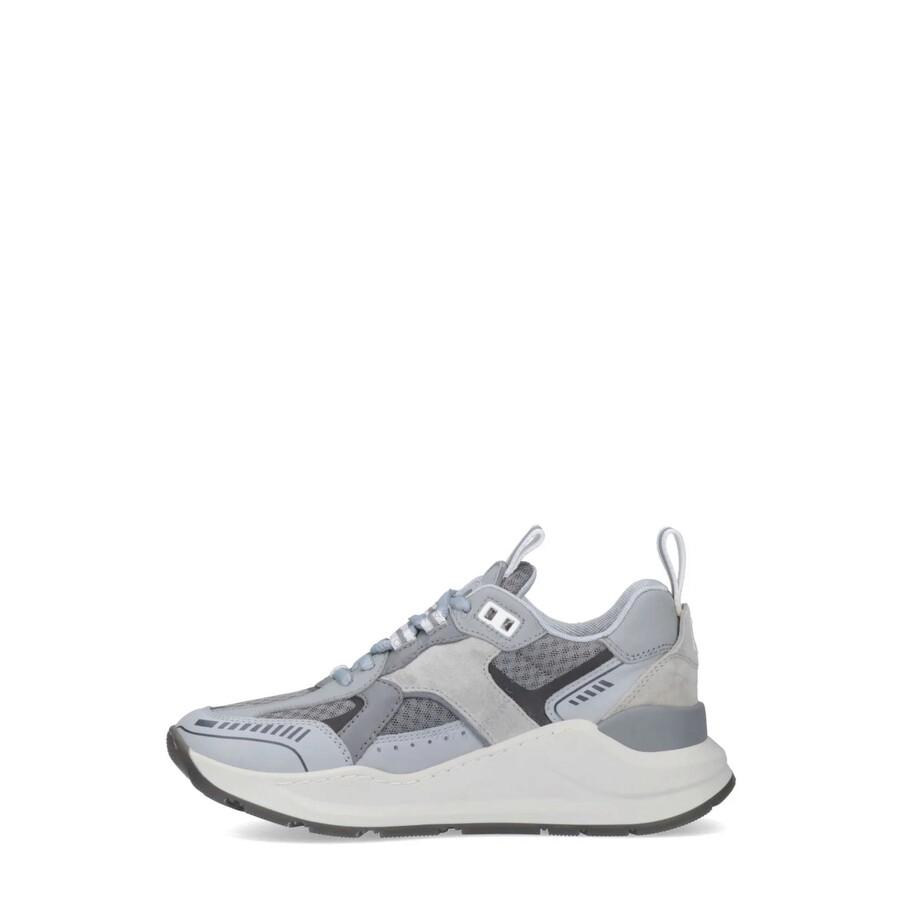 Burberry Sean 4 Panelled Low-top Sneakers in Gray | Lyst