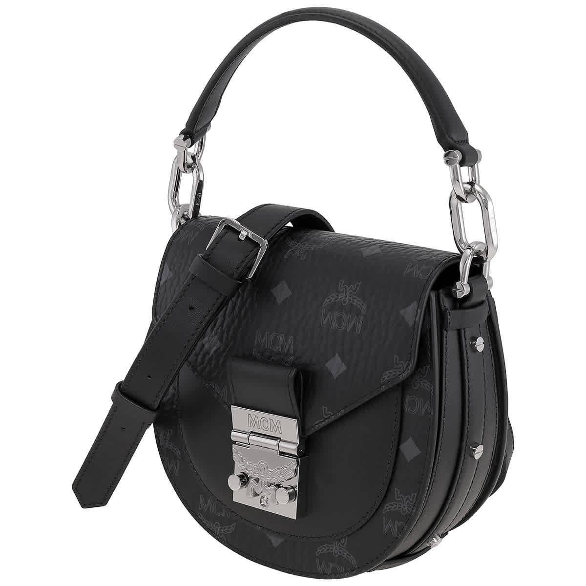 MCM Patricia Mini Crsbody Bag in Black Lyst