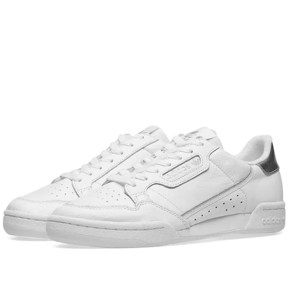 adidas Continental 80 Low Top Sneakers in White | Lyst