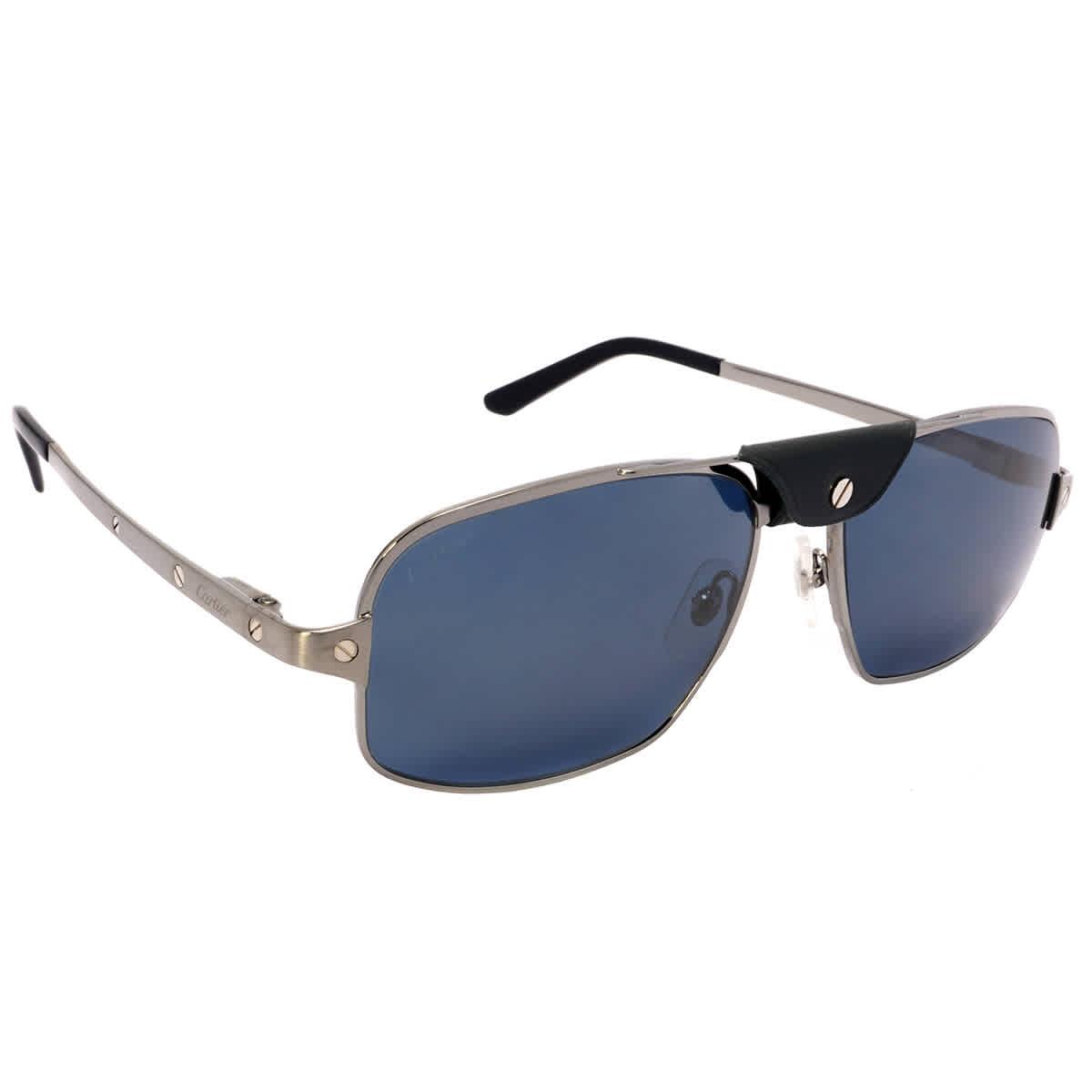 Cartier Blue Pilot Sunglasses Ct0295s 003 for Men | Lyst