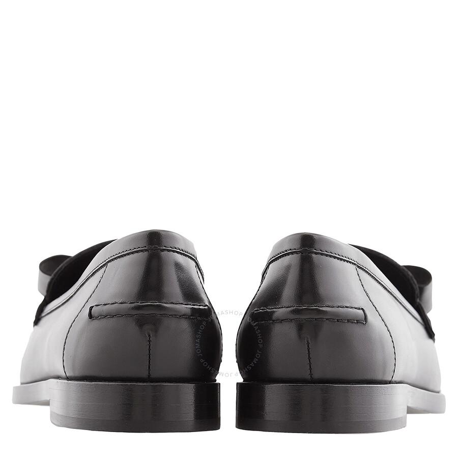 Ferragamo Salvatore Vivaldo Viva Leather Loafers in Black | Lyst