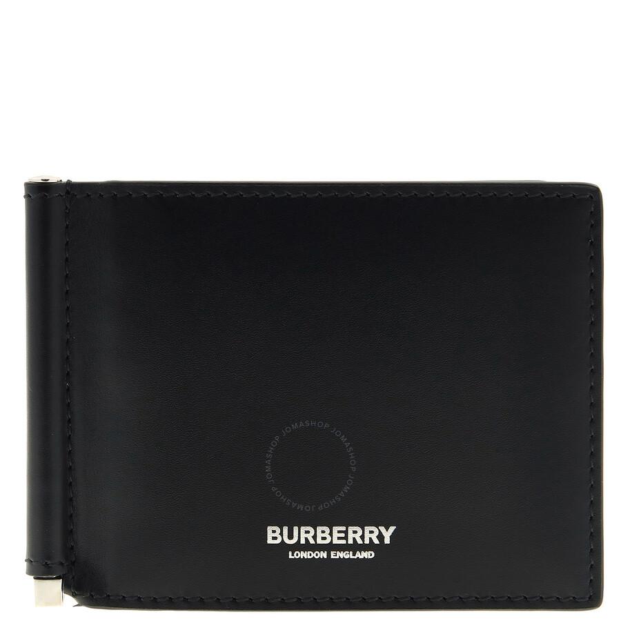 やまこめ様 新品 BURBERRY MONEY CLIP WALLET Burberry Money Clip Wallet in Black for Men | Lyst