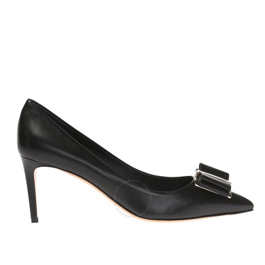 ferragamo double bow pump