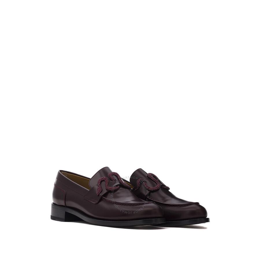 フラットシューズ Rene Caovilla Brown Leather Loafers René Caovilla Leather Loafer In Brown | ModeSens