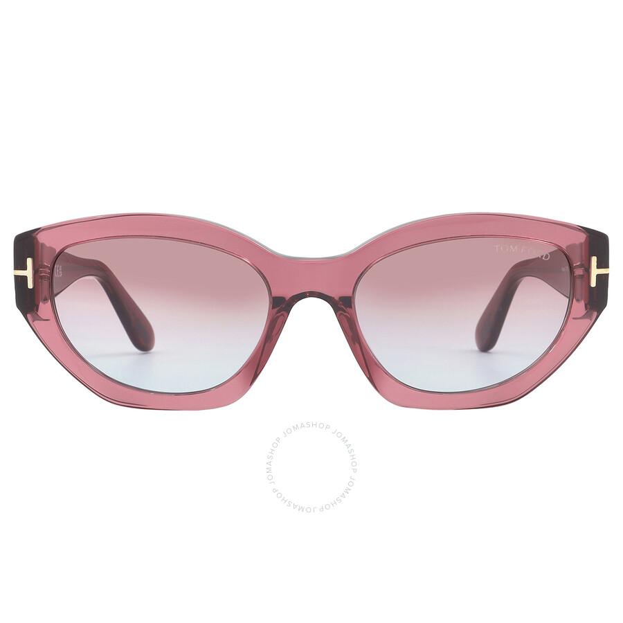 Tom Ford Penny Pink Gradient Cat Eye Sunglasses Ft1086 66y  display picture 3