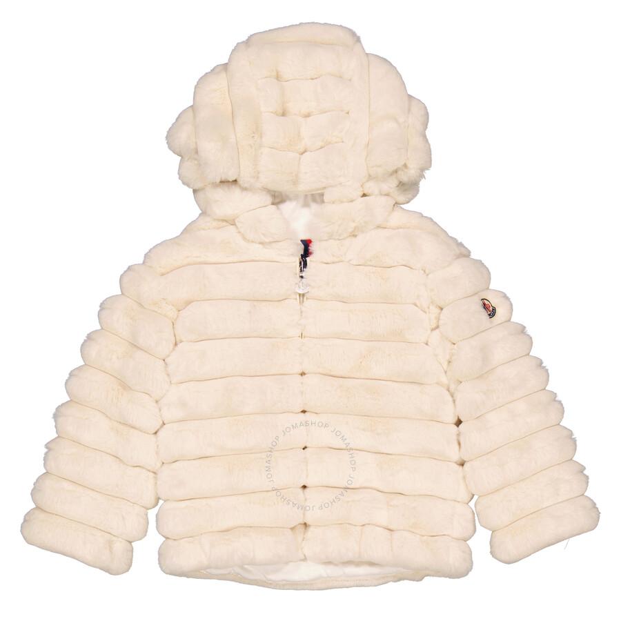 Fur Moncler Bady Kids Moncler Girls Natural Latife Faux-fur