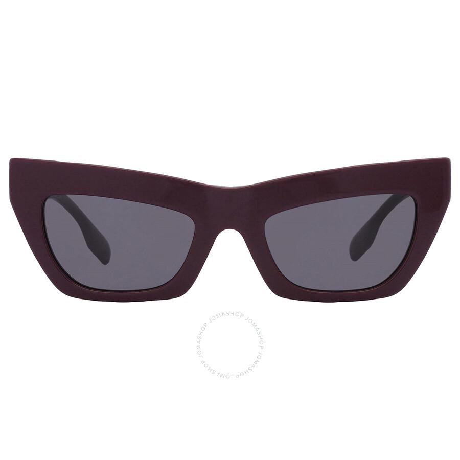 Burberry Dark Grigio Cat Eye Sunglasses Be4405 397987 51 in Purple Lyst