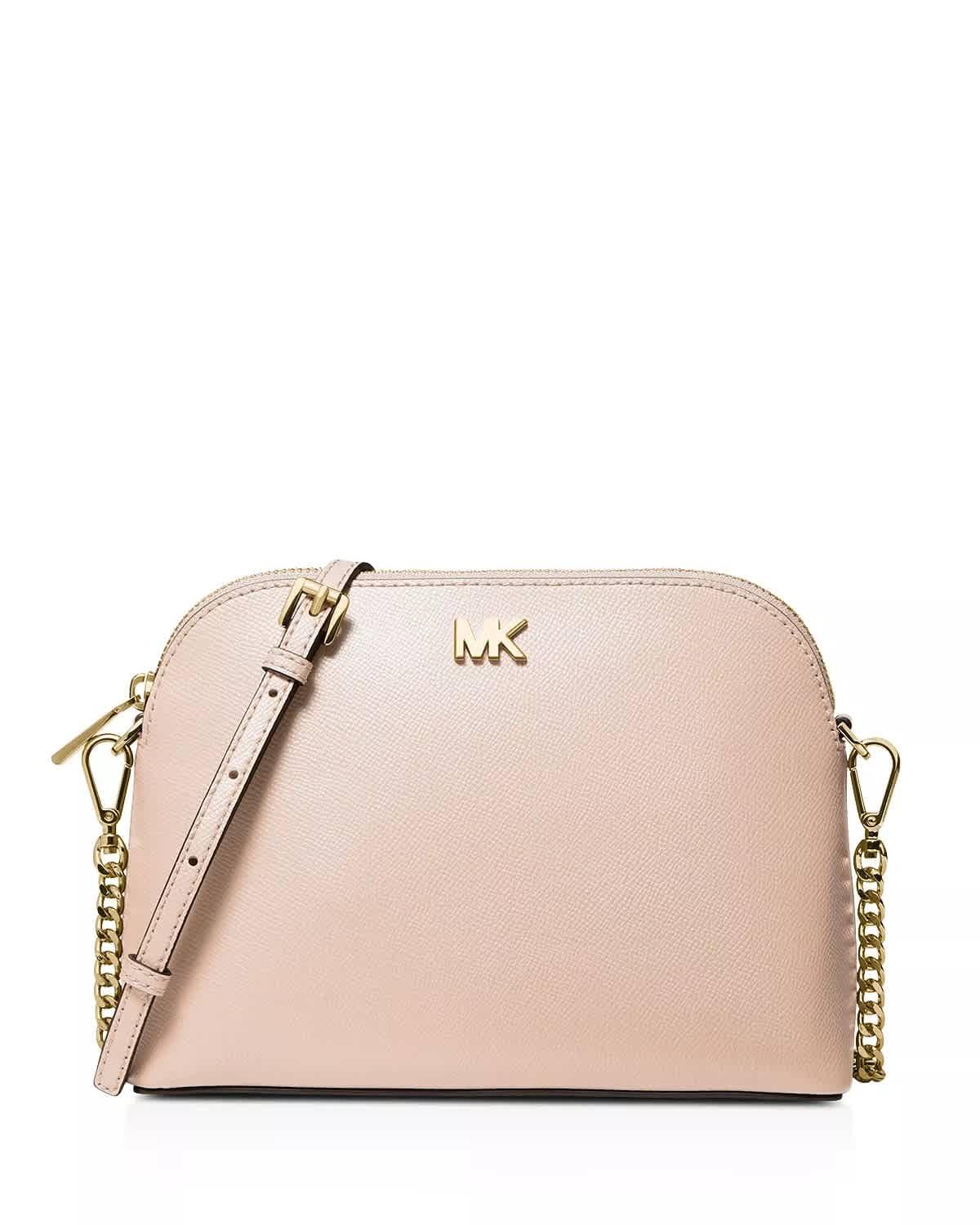 mk mott leather dome crossbody