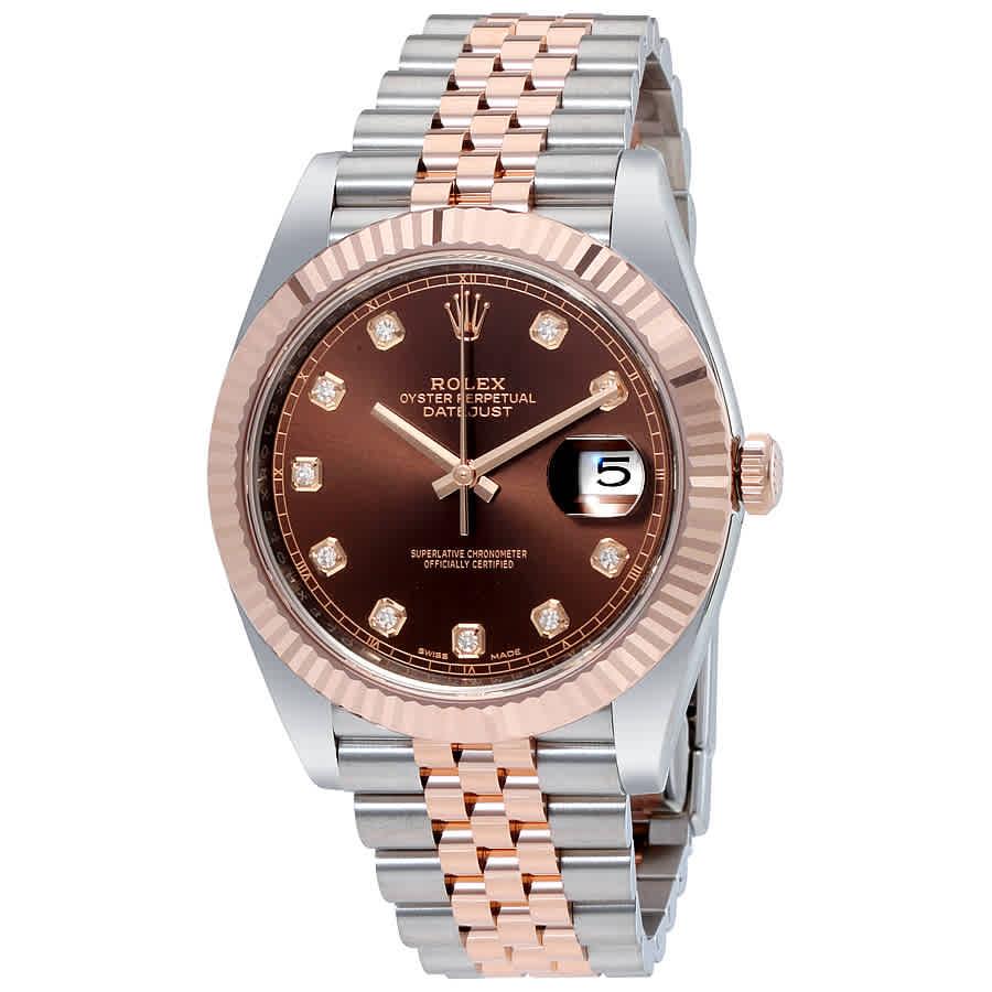 chocolate datejust 41