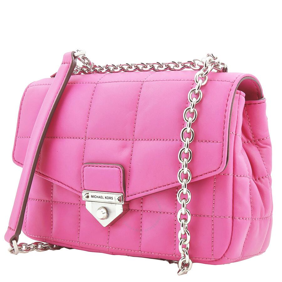 Michael Kors Soho Small Quilted Leather Shoulder Bag in Purple Lyst UK