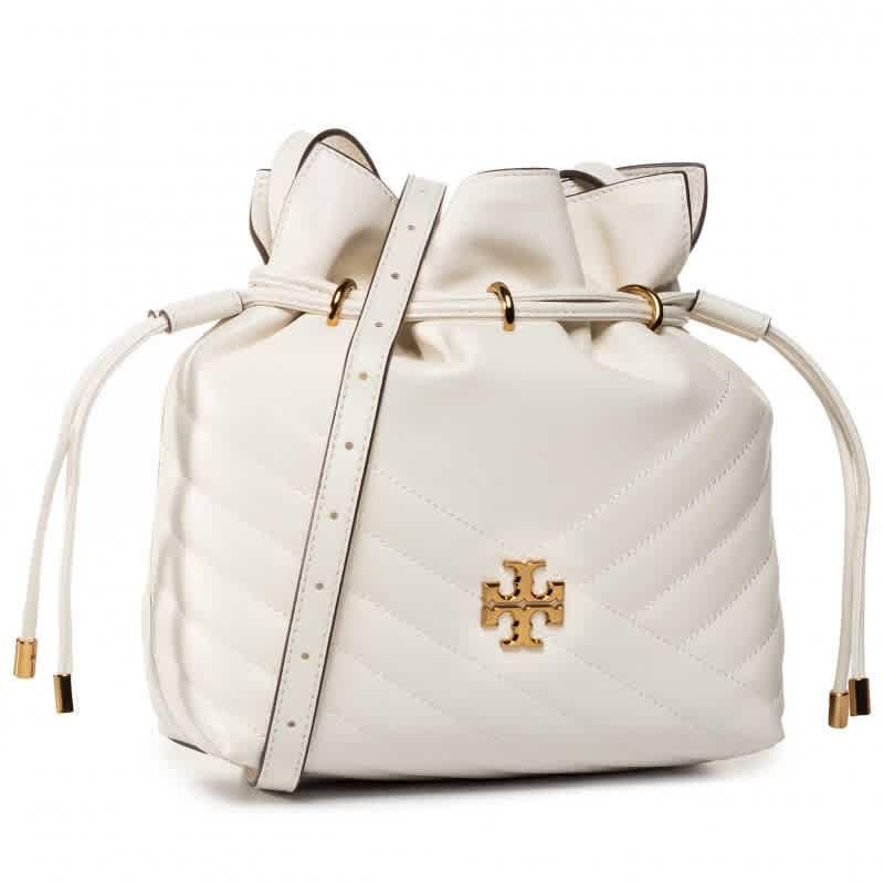Tory Burch Kira Chevron Mini Bucket Bag Review: a style influencer review  of the spring 2020 Tory Burch Kira Bucket Bag in Pink City.