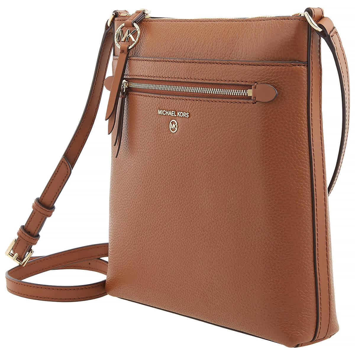 Michael kors large flat crossbody sale